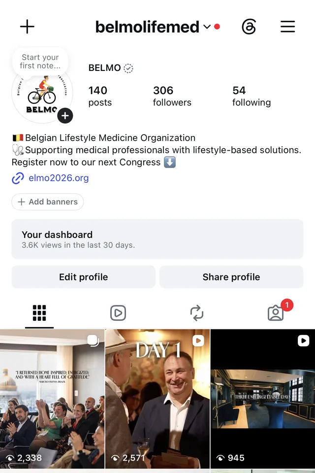 Social pages for ELMO and BELMO